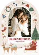 Holiday Splendor, Shaped Cut Front