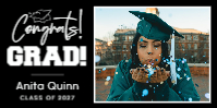 (72 x 36) Cap Congrats!