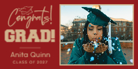 (48 x 24) Cap Congrats!