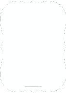 Brilliant Script, Announcement (Shaped Cut) Back