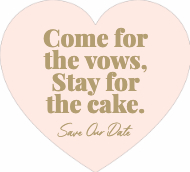 Vows and Cake Front