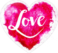 Watercolor Love Front