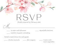 Sakura Blooms RSVP Front