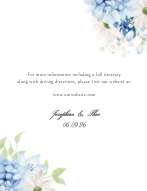Hydrangea Mix RSVP Back