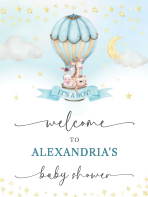 (18 x 24) Air Balloon Baby
