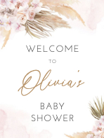 (18 x 24) Boho Baby Shower