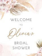 (18 x 24) Boho Bridal Shower