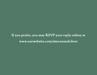 Greenery Wreath RSVP Back