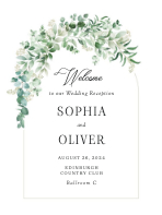 (18 x 24) Arched Greenery