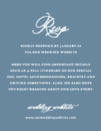 Sophisticated Elegance RSVP Front