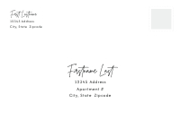 Mixed Typography, Signature Modern Front
