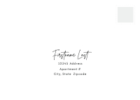 Mixed Typography, Signature Modern Front