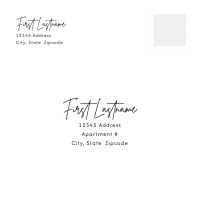 Mixed Typography, Signature Modern Front