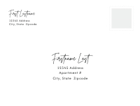 Mixed Typography, Signature Modern Front