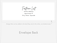 Mixed Typography, Signature Modern Back