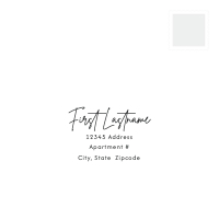 Mixed Typography, Signature Modern Front