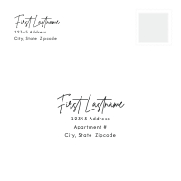 Mixed Typography, Signature Modern Front