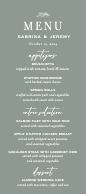 Arched Branch (Menu) Front