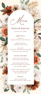 Autumn Arch (Menu) Front