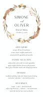 Autumn Wreath (Menu) Front