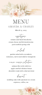 Boho Bouquet (Menu) Front