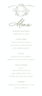 Heirloom Roses (Menu) Front