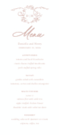 Heirloom Roses (Menu) Front