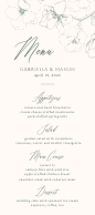 Lovely Magnolia (Menu) Front