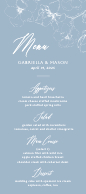 Lovely Magnolia (Menu) Front