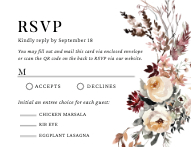 Autumnal Aura RSVP Front