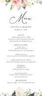 Framed Floral (Menu) Front