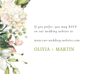 Framed Floral RSVP Back