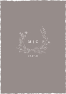 Verdant Monogram (Shaped Cut) Back