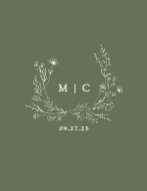 Verdant Monogram Details Enclosure Back