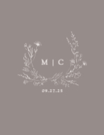Verdant Monogram Details Enclosure Back