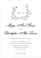 Verdant Monogram  (Shaped Cut) Front