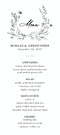 Verdant Monogram (Menu) Front