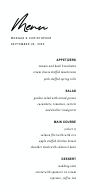 Modern Script (Menu) Front