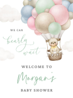 (18 x 24) Bearly Wait Baby Shower