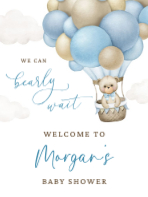 (18 x 24) Bearly Wait Baby Shower