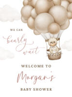 (18 x 24) Bearly Wait Baby Shower