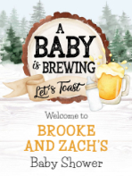 (18 x 24) Woodsie Baby Brew