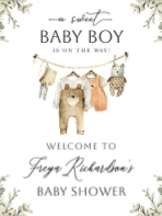 (18 x 24) Boho Baby Clothes