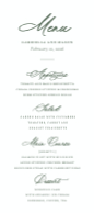 Sophisticated Elegance (Menu) Front