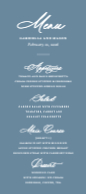 Sophisticated Elegance (Menu) Front