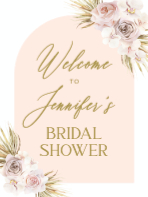 (18 x 24) Blush Boho Arch