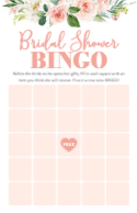 Bridal Bingo Front