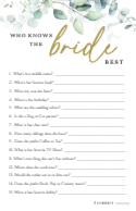 Who Knows the Bride? Front
