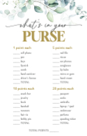 What's In Your Purse Front