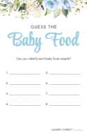 Guess the Baby Food Front